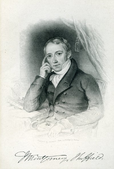 Portrait of James Montgomery, c.1820 by Thomas Barber